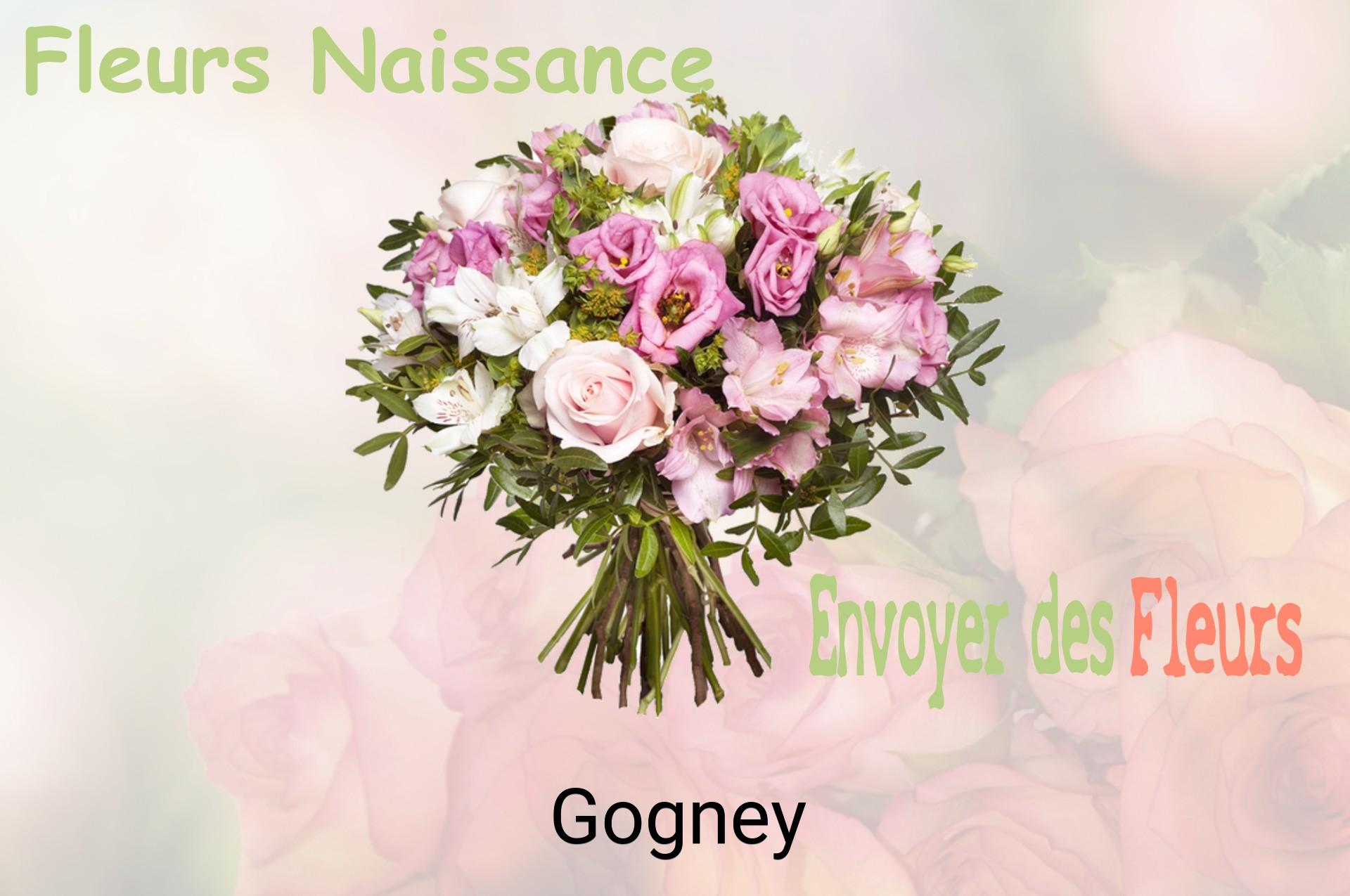 Bouquet de fleurs de naissance livré à Gogney